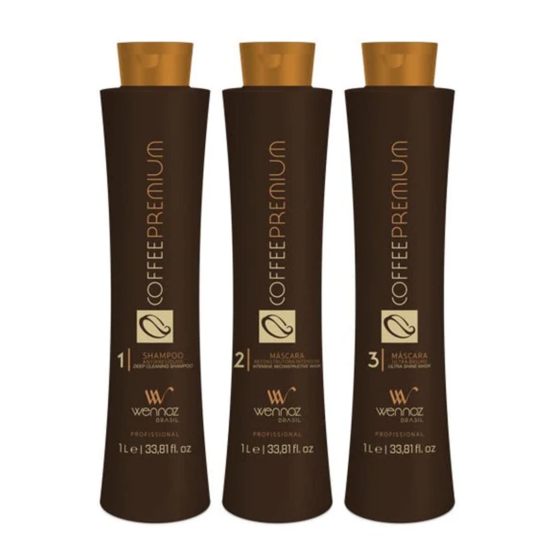 Coffee Premium All Liss Progressive Brush Kit 3x1L - WENNOZ_img1