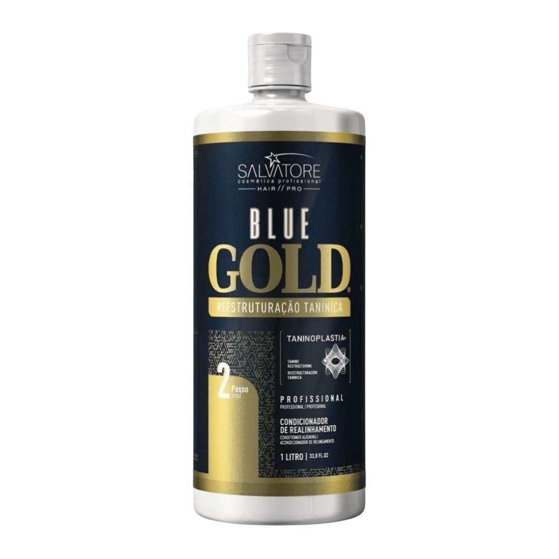 Blue Gold System Tanino Hair Restructuring Treatment Kit 2x1L – Salvatore_img2 Blue Gold System Tanino Hair Restructuring Treatment Kit 2x1L - Salvatore_img2