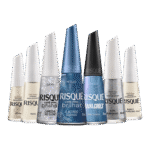 Wholesale Nail Polish Kit 7 Shades Blue Creamy Glitter - Risque - img1