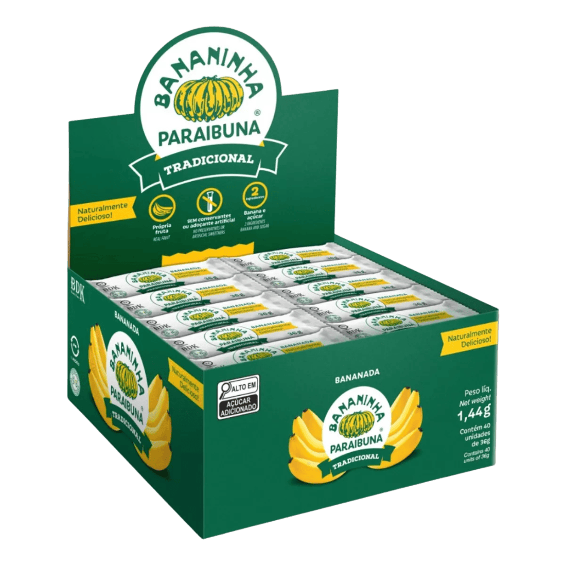 Traditional Paraibuna Banana Without Preservatives Display 40 units-img5