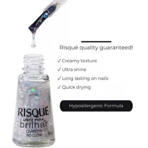 Wholesale Nail Polish Kit 7 Shades Blue Creamy Glitter - Risque - img3